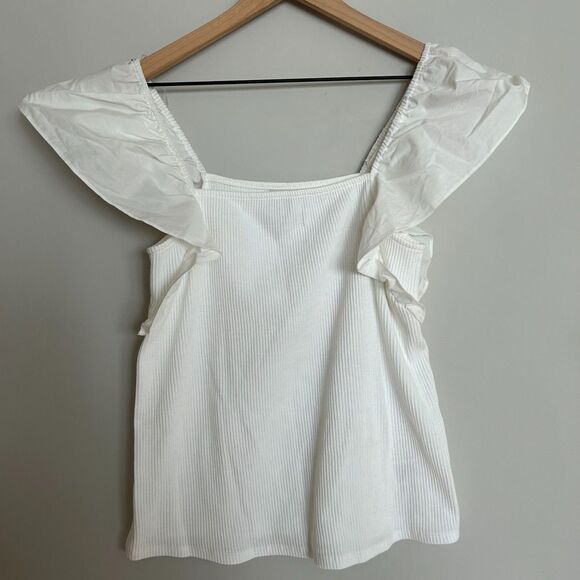 A New Day Ribbed Off the Shoulder Top - Picture 1 of 9
